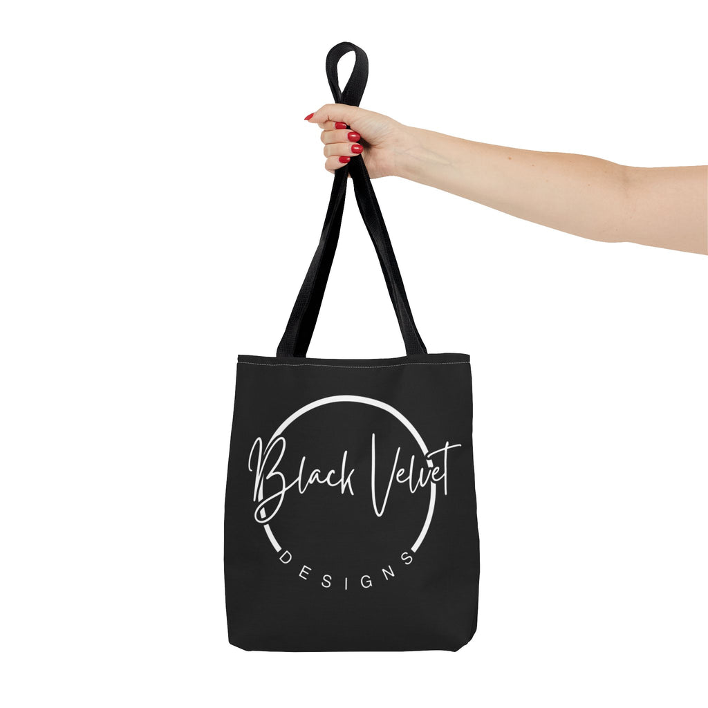 Black Velvet Designs logo tote bag