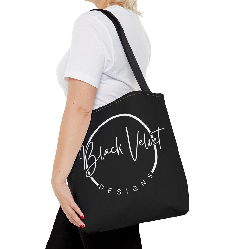 Black Velvet Designs logo tote bag