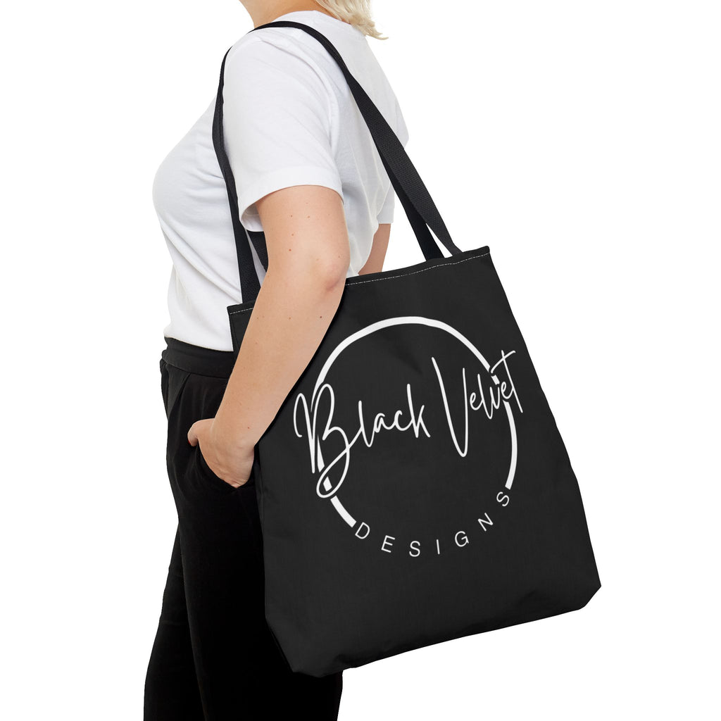 Black Velvet Designs logo tote bag