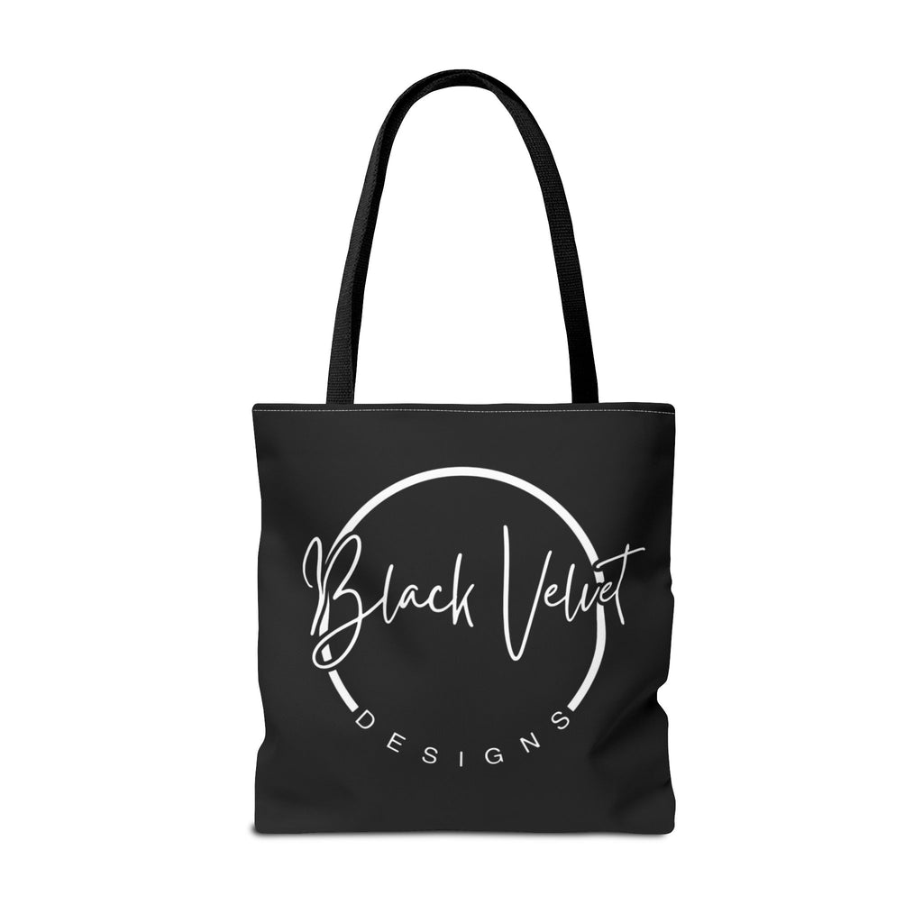 Black Velvet Designs logo tote bag