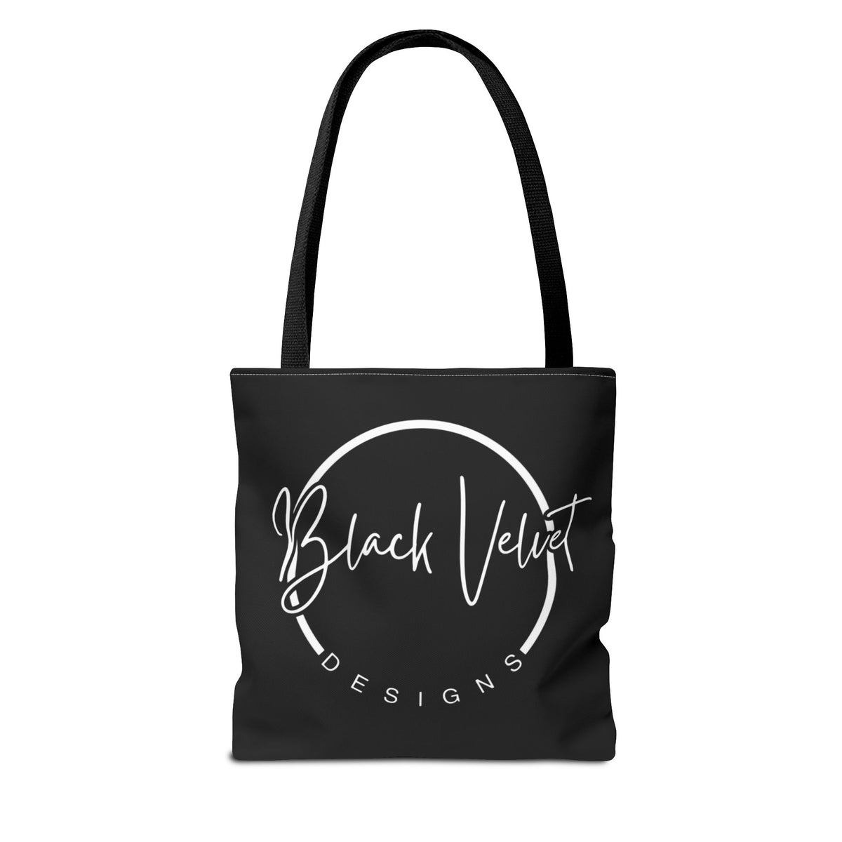 Black Velvet Designs logo tote bag