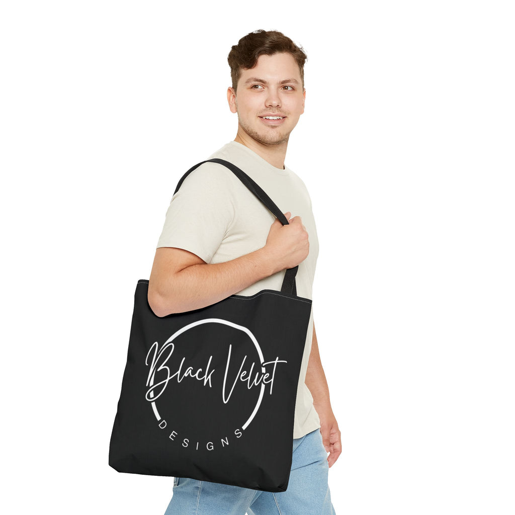 Black Velvet Designs logo tote bag