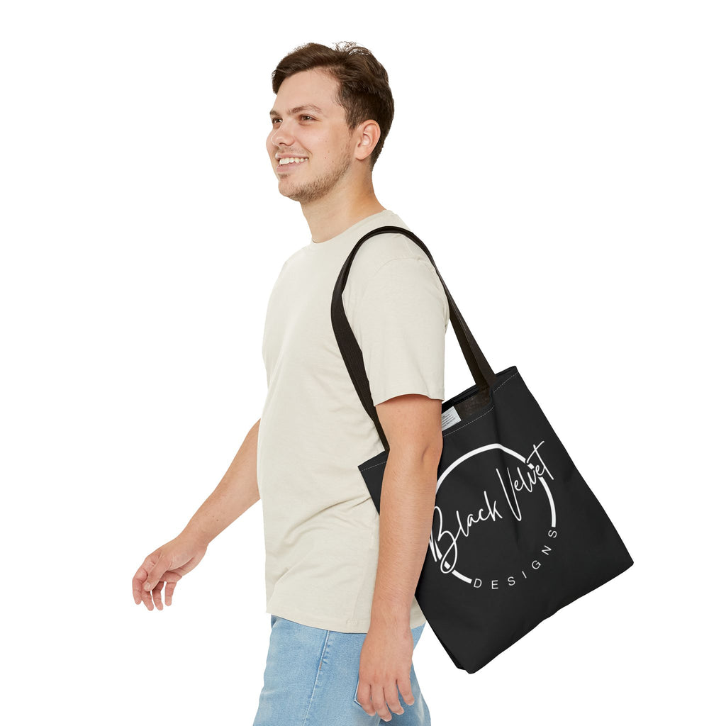 Black Velvet Designs logo tote bag