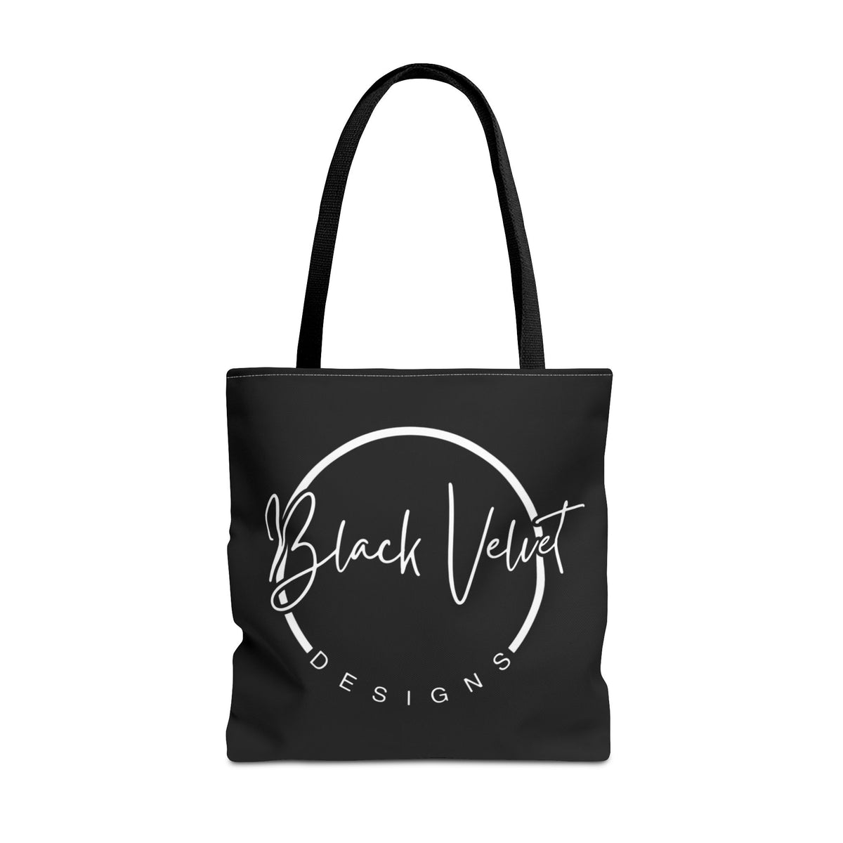 Black Velvet Designs logo tote bag
